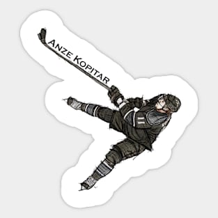 Anze Kopitar Los Angles Sketch Sticker